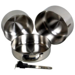 Basic Nature Biwak Edelstahl 1 Kochset - Topf