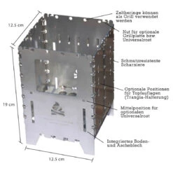Bushbox XL Profi Set - Trockenbrennstoffkocher -Deuter Geschaft bushcraft essentials bushbox xl profi set trockenbrennstoffkocher detail 3
