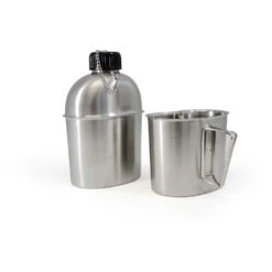 Origin Outdoors Edelstahl Feldflasche - Trinkflasche -Deuter Geschaft origin outdoors edelstahl feldflasche trinkflasche detail 4