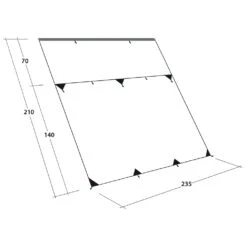 Outwell Hillcrest Tarp - Tarp -Deuter Geschaft outwell hillcrest tarp tarp detail 6