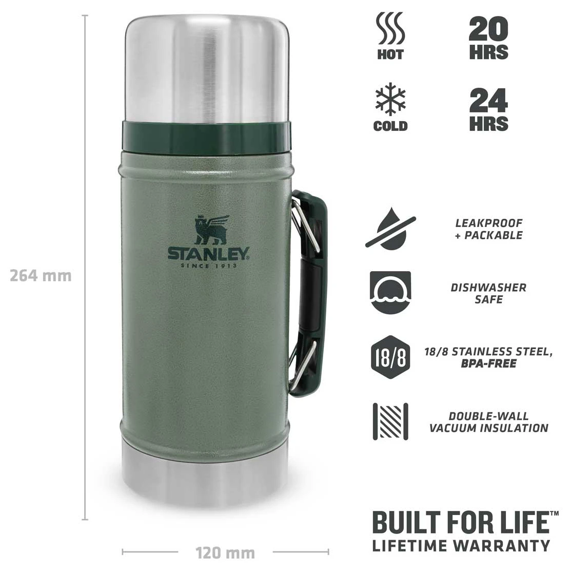 Stanley Classic Food Container 0,94 L - Essensaufbewahrung 6 Stanley Classic Food Container 0,94 L - Essensaufbewahrung – Bild 4