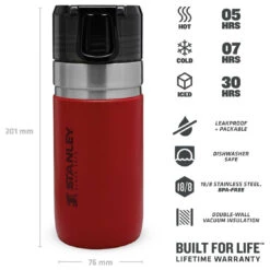 Stanley Go Series Water Bottle - Isolierflasche 12 Stanley Go Series Water Bottle - Isolierflasche -Deuter Geschaft stanley go series water bottle isolierflasche detail 4
