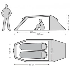 Stoic AdakSt. II 2P - 2-Personen Zelt -Deuter Geschaft stoic adakst ii 2p 2 personen zelt detail 12