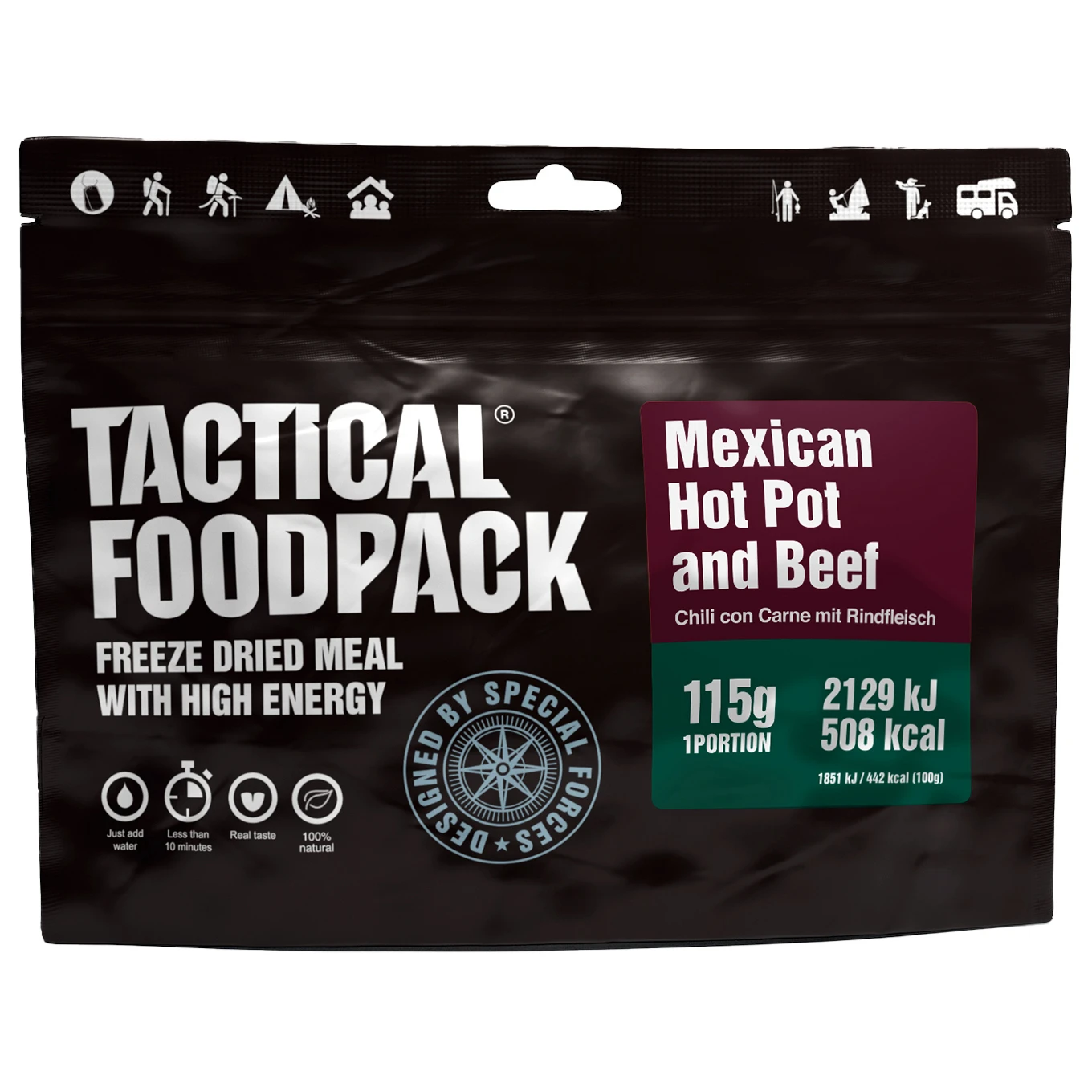 Tactical Foodpack Mexican Hot Pot And Beef 3 Tactical Foodpack Mexican Hot Pot And Beef