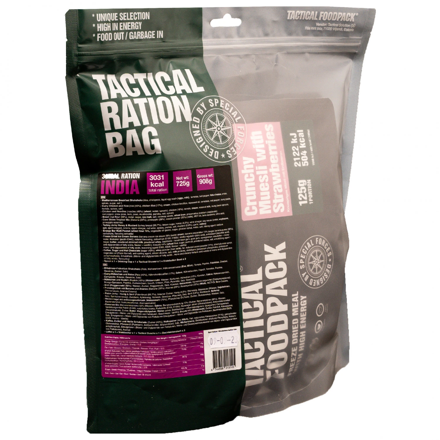 Tactical Foodpack Ration India 3 Tactical Foodpack Ration India