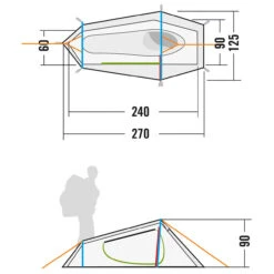 Tatonka Koli - 1-Personen Zelt -Deuter Geschaft tatonka koli 1 personen zelt detail 4