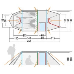 Tatonka Polar 3 - 3-Personen Zelt -Deuter Geschaft tatonka polar 3 3 personen zelt detail 4